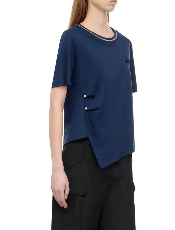 T-Shirt con bottoni