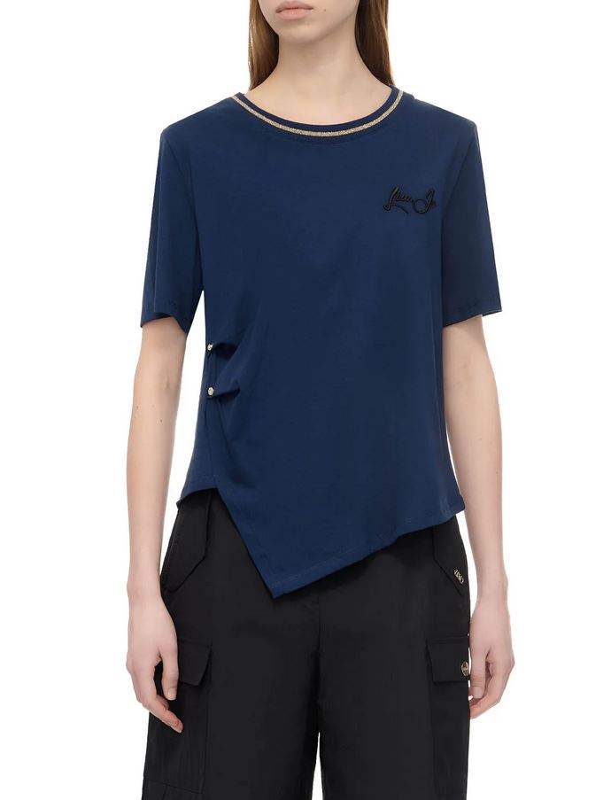 T-Shirt con bottoni