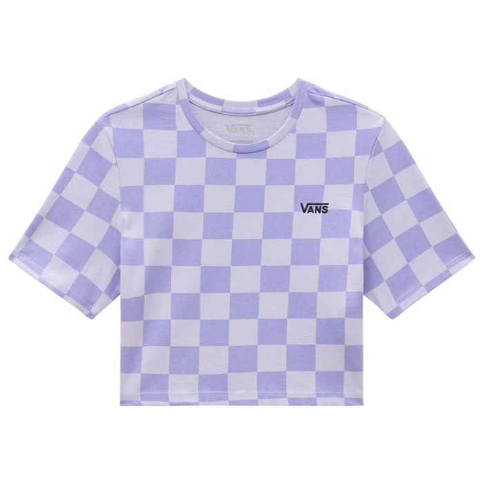T-Shirt Crop Checker Crew