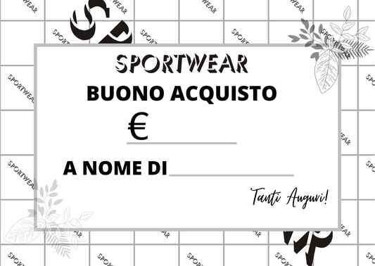 BUONO REGALO SPORTWEAR
