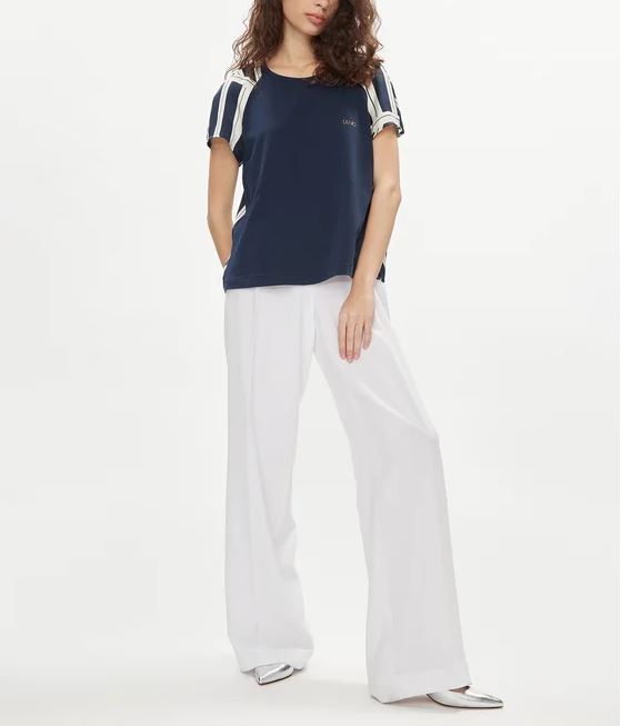 T-Shirt con Righe